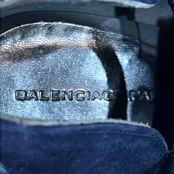 Balenciaga Paris Peep Toe Stiletto Heels - Picture 4 of 7